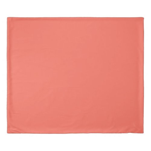 Coral Duvet Cover