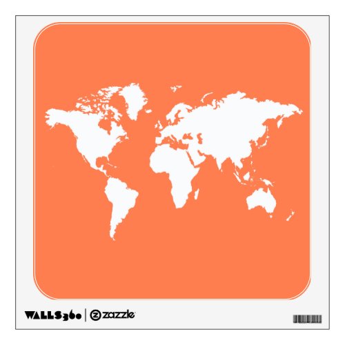 Coral Elegant World Wall Sticker