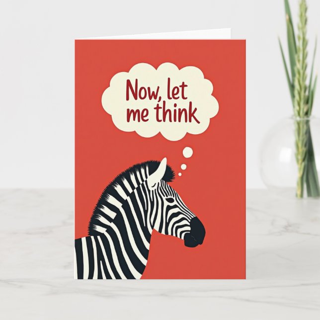Coral Equine Birthday Card (Front)