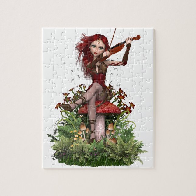 Coral Fairy ~ Sweet Melody Jigsaw Puzzle (Vertical)