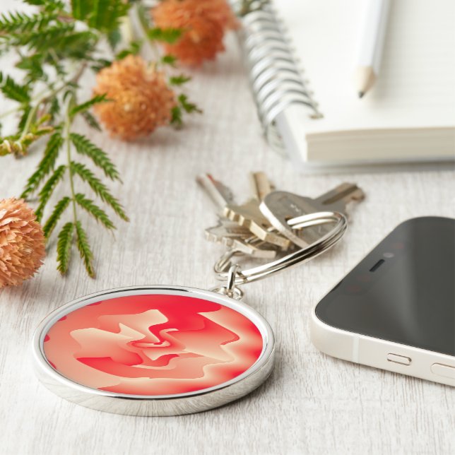 coral flower keychain (Side)