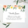 Coral Flowers Will You Be My Godfather Proposal Invitation