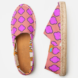 Coral + Fuchsia Blossoms  Espadrilles