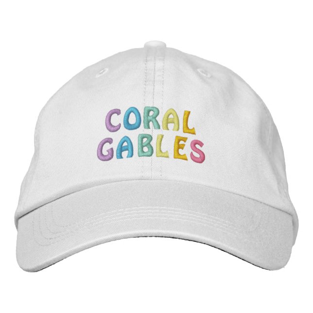 CORAL GABLES cap (Front)