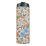 Coral Garden Flower Pattern Thermal Tumbler