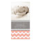 Coral Gray Thank You Baby Shower Photo Cards