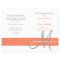 Coral Gray Wedding Program | Monogram