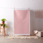 Coral Greek Key Pattern Fabric