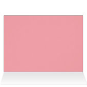 Coral greeting card and greetings flowers (Inside Horizontal (Top))