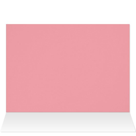 Coral greeting card and greetings flowers (Inside Horizontal (Top))