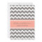 Coral Grey Chevron Rehearsal Dinner Party