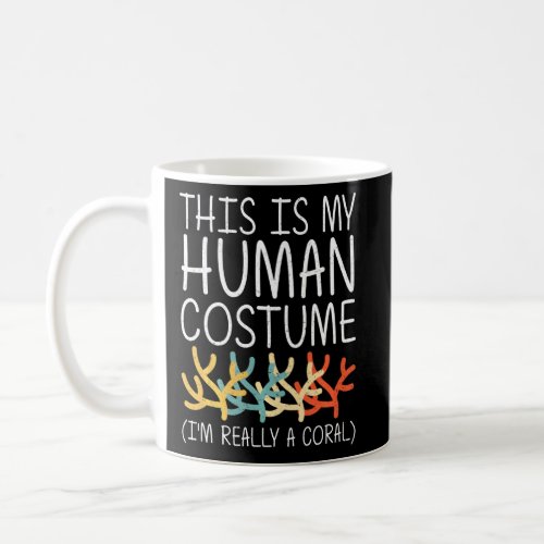 Coral Halloween Human Costume Polyp Reef Easy DIY  Coffee Mug