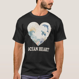 Coral Heart Tide T-Shirt