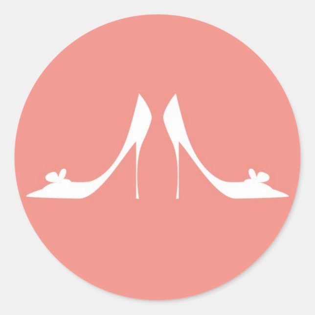 Coral Heels Sticker (Front)