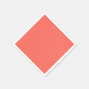 Coral hex code FF6F61 Napkins