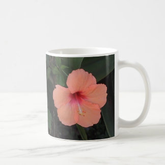 Coral Hibiscus Mug