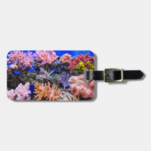 Coral in a Saltwater Aquarium Luggage Tag