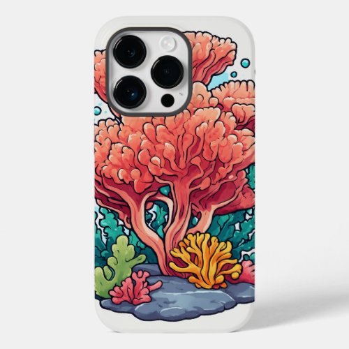 Coral Kingdom Creations Dive into Underwater Eleg Case_Mate iPhone 14 Pro Case