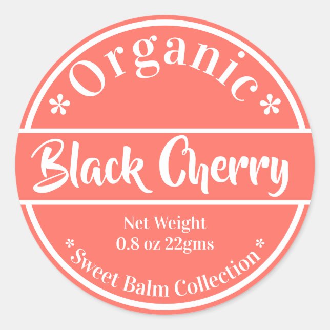 Coral Labels DIY Lip Gloss Bath Body Gifts (Front)