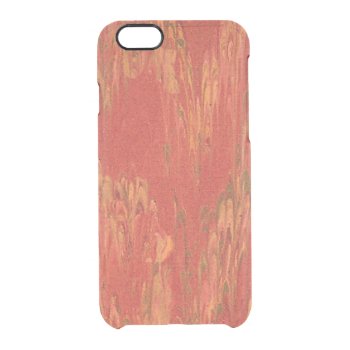 Coral Lava Clear iPhone 6/6S Case