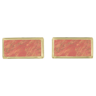 Coral Lava Cufflinks