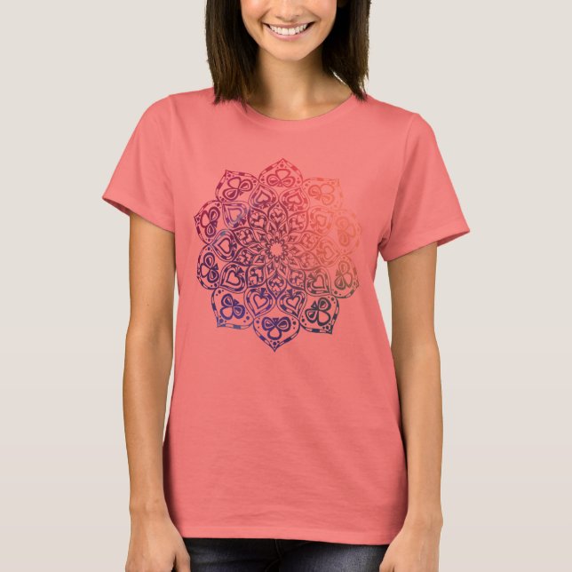 Coral Mandala Tee (Front)