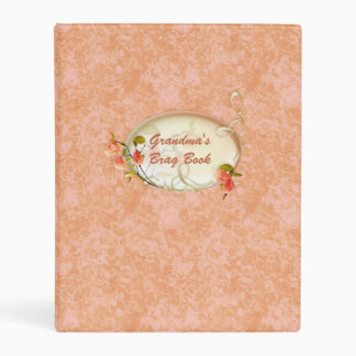 Coral Marble Grandma Brag Book Binder
