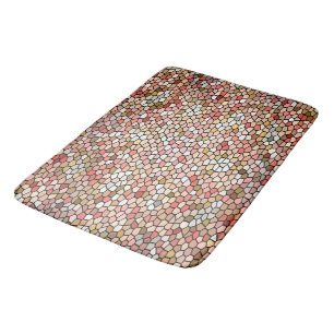 Coral Mosaics bath mat