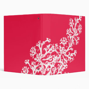 Coral Motif Binder