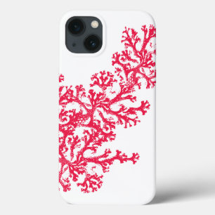 Coral Motif Case-Mate iPhone 13 Case
