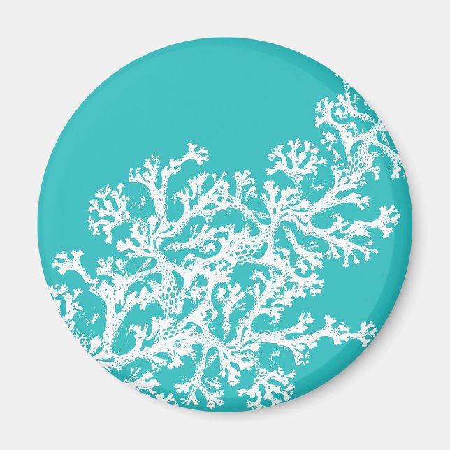 Coral Motif Magnet (Front)