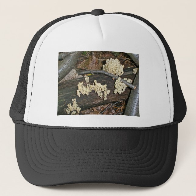 Coral Mushroom Coordinating Items Trucker Hat (Front)