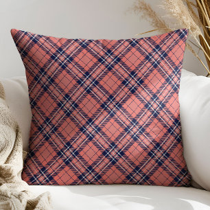Coral Navy Cushion Stylish Gift for Teen Girls