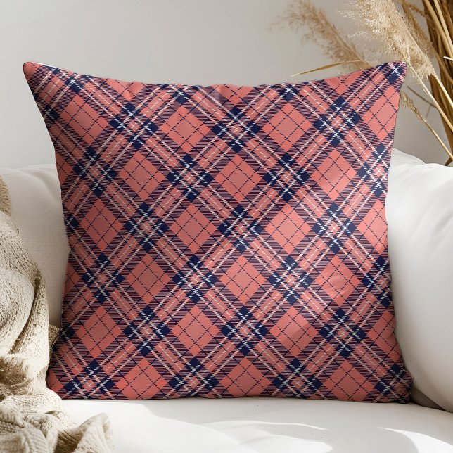Coral Navy Cushion Stylish Gift for Teen Girls (Coral Navy Cushion Stylish Gift for Teen Girls)