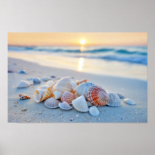 Coral Ocean Sea Nature Blue Turquoise Water Beach Poster