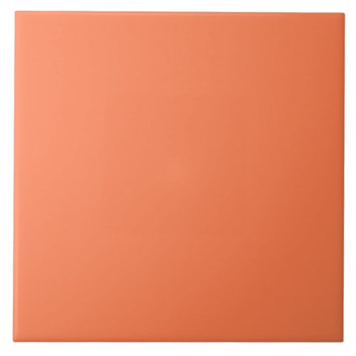 Coral Orange Pastel tile