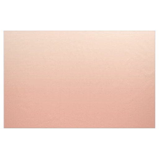 Coral Orange to Peach Ombre Fabric