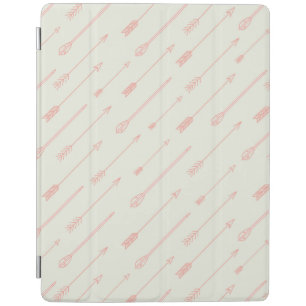 Coral Outlined Arrows Pattern iPad Smart Cover