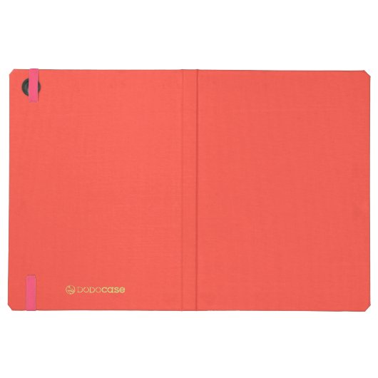 Coral Paisley Pattern iPad Air Case (Back)