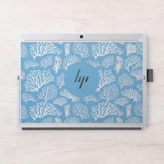 Coral Pattern, Coastal Style HP Laptop Skin