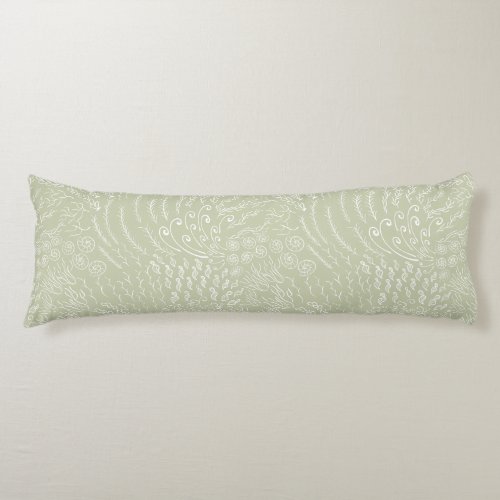 Coral Pattern Long Pillow