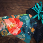 Coral Peach Indigo Navy Blue Roses Floral Neck Tie<br><div class="desc">Coral Peach,  Pink,  Indigo Navy Blue Flowers Beautiful Flowers Floral Roses Neck Tie. Great for formal occasions and weddings!</div>