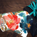 Coral Peach Navy Blue Roses Floral Neck Tie<br><div class="desc">Coral Peach,  Pink,  Navy Blue Flowers Beautiful Flowers Floral Roses Neck Tie. Great for formal occasions and weddings!</div>