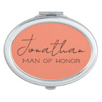 Coral Personalized Man of Honor