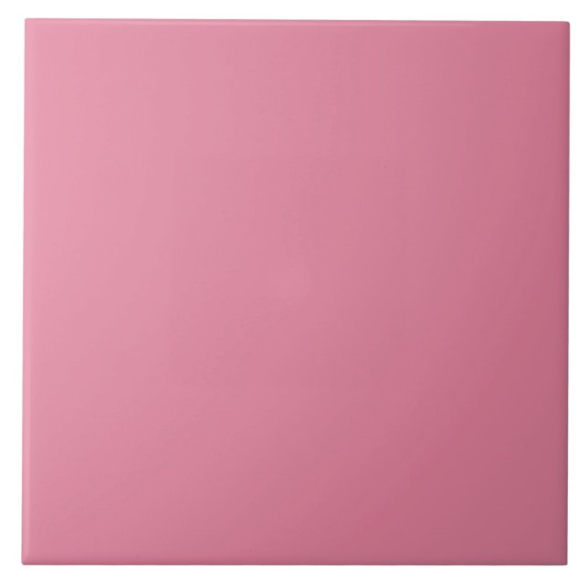 Coral Pink Ceramic Tile. Ceramic Tile (Front)