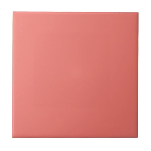 Coral Pink Color Tile