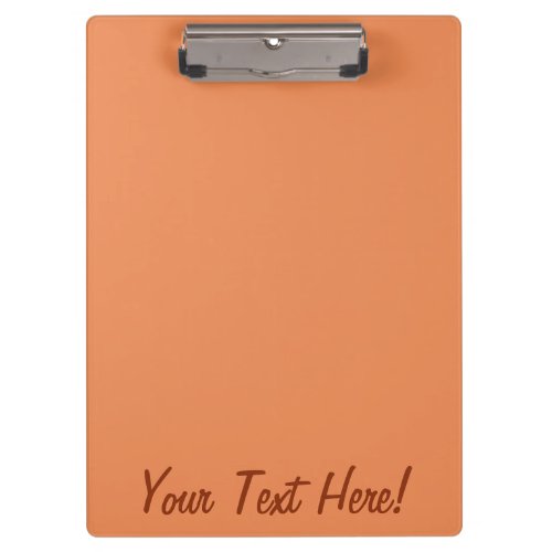 Coral pink decor background ready to customize clipboard
