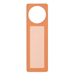 Coral pink decor ready to customize door hanger