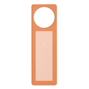 Coral pink decor ready to customize door hanger