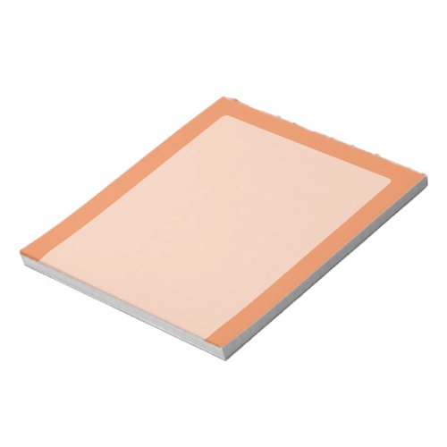 Coral pink decor ready to customize notepad